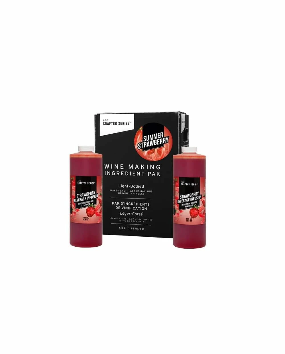 ABC Summer Strawberry Blush Wine Kit - 30 Bottle 1 ABC Summer Strawberry Blush Wine Kit - 30 Bottle