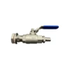 Ball Valve With 1/2" Barb And Rear Assembly