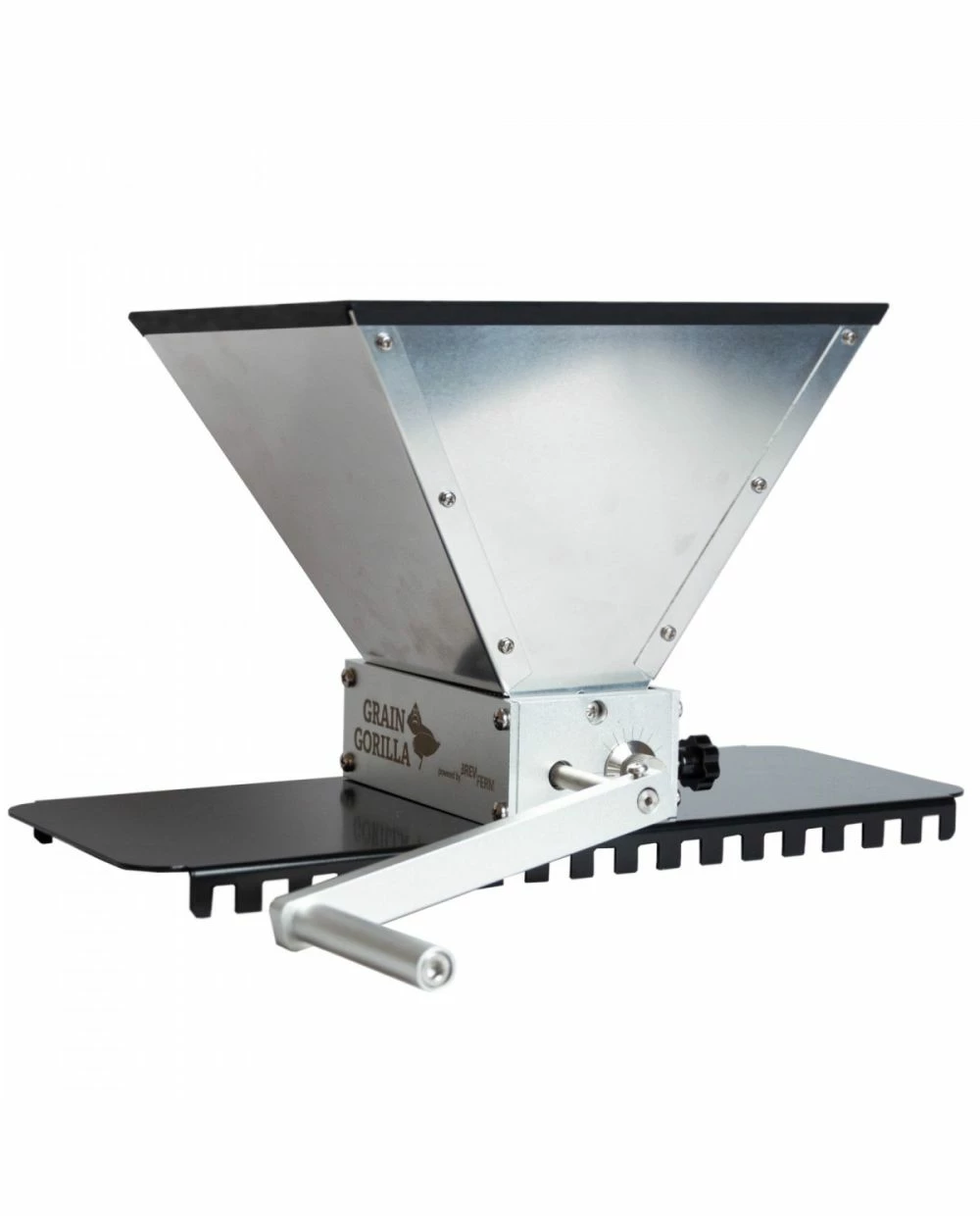 Malt Mill With Adjustable Stainless Steel Rollers - Gorilla 1 Malt Mill With Adjustable Stainless Steel Rollers - Gorilla