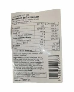 Mangrove Jacks Pear Cider Kit -Premium wine Store pear cider ingedents 1