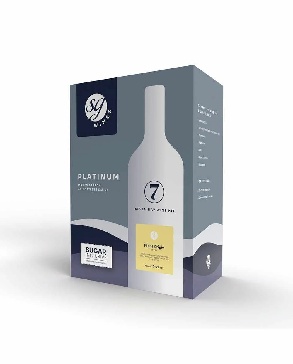 SG Wines Platinum Pinot Grigio Wine Kit - Solomon Grundy 1 SG Wines Platinum Pinot Grigio Wine Kit - Solomon Grundy