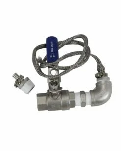 Stainless Steel Hop Strainer Kit 30" Length In Brew Kettle For Filter