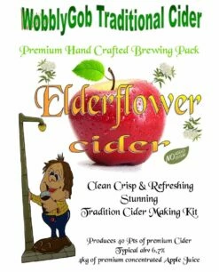 WobblyGob Elderflower Cider Kit