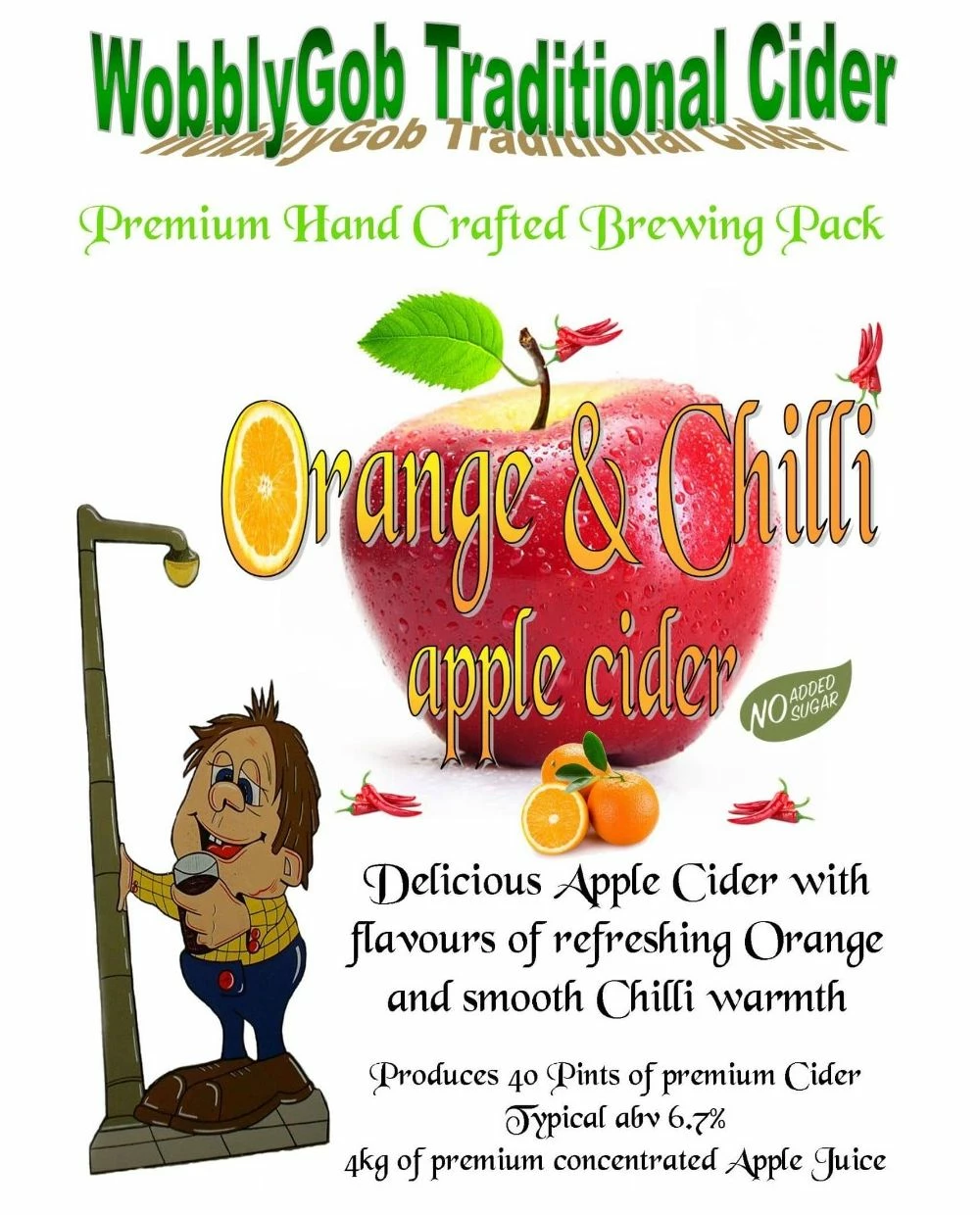 WobblyGob Orange Chilli Cider Kit 1 WobblyGob Orange Chilli Cider Kit